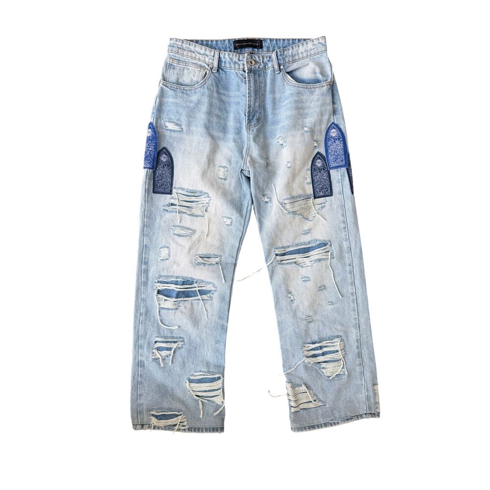 Size 32 - Who Decides War Light Blue Jeans